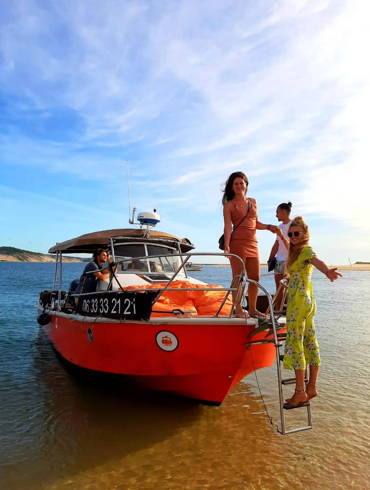 Balade en bateau entre amis, sur le bassin d'Arcachon - Arcachon / Pyla / Cap Ferret