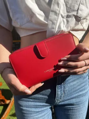 Portefeuille Compagnon en cuir Lancaster disponible chez Evasion Eu