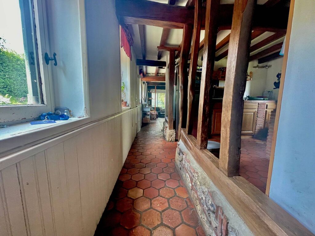 longère normande SAINT VICTOR L'ABBAYE 76 NORMANDIE