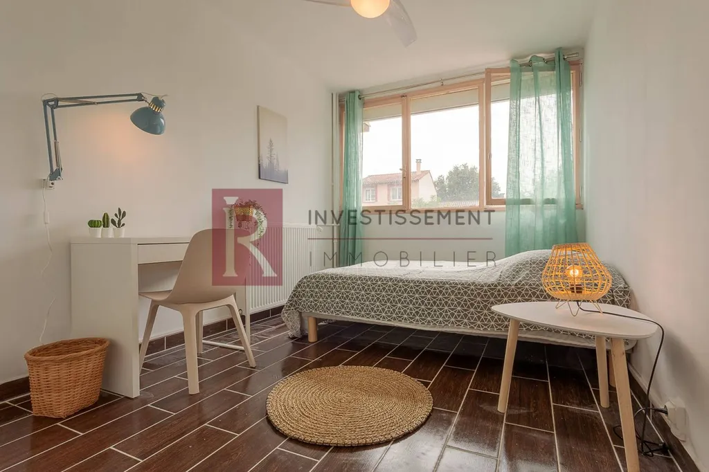 Chambre dans T5 meublé + parking Toulouse | Bourrassol lumineux, fraîchement rénové et meublé