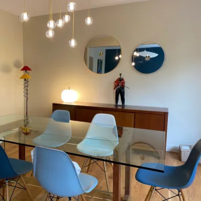 Ambiance chic et moderne dans un appartement bordelais rénové et décoré sur mesure, par l'Atelier D. architecte d'intérieur à Bordeaux
