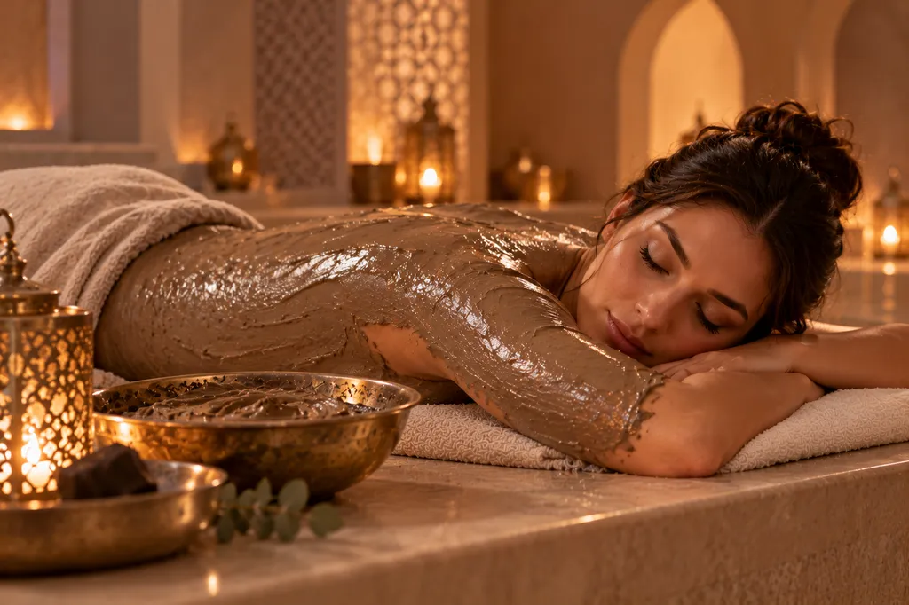Rituel du Hammam CINQ MONDES – Enveloppement au rassoul à Pertuis