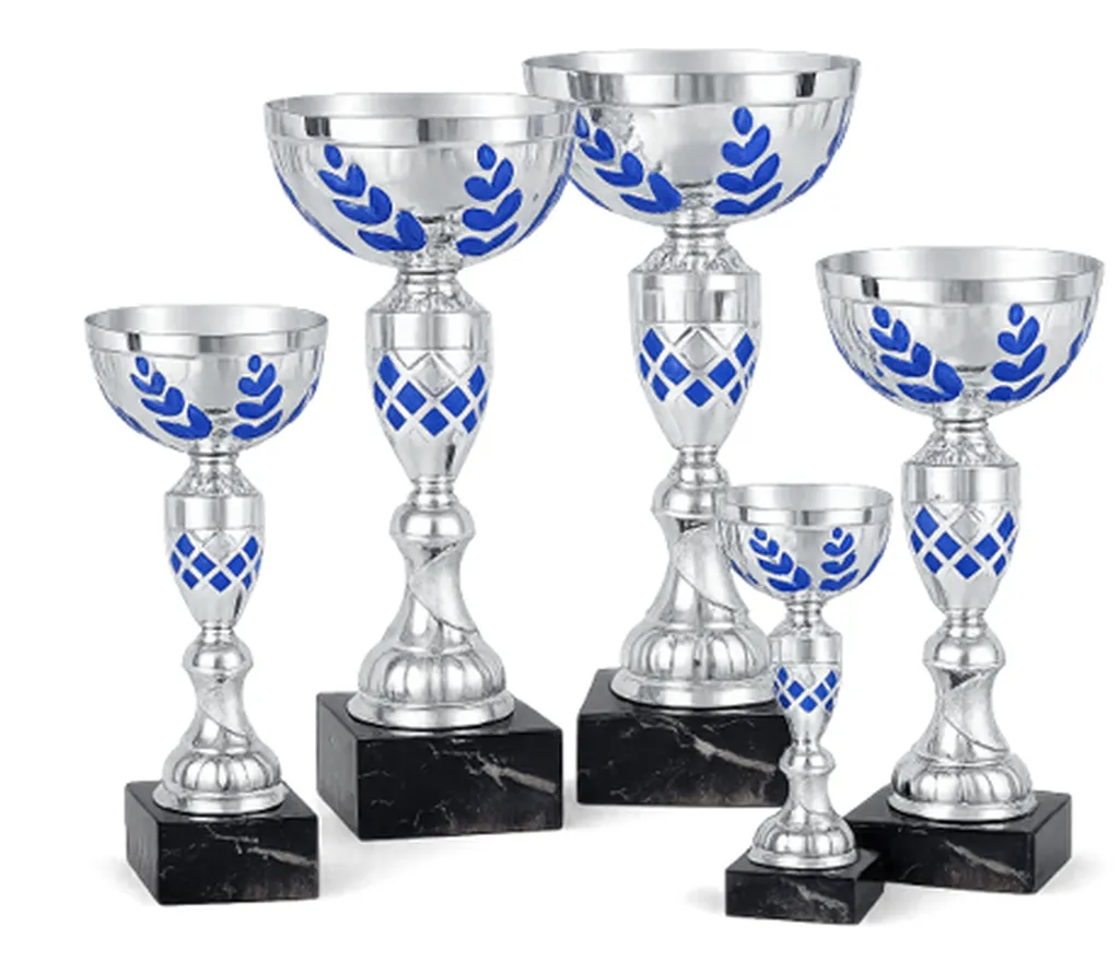Vente de coupes argent pour compétition sportive ou autre avec personnalisation sur mesure, vente à l'unité ou en lot
