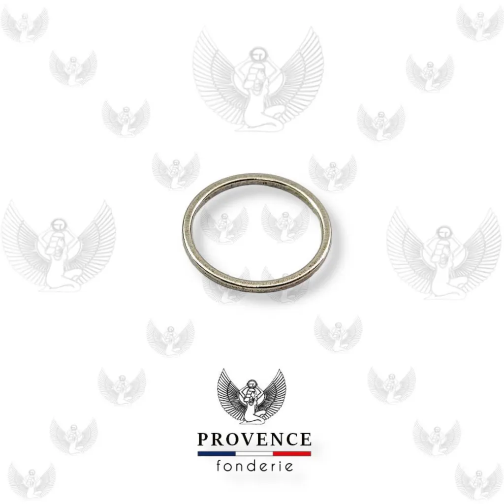 Anneaux fermés pour bijoux fantaisie plaqué or ou plaqué argent