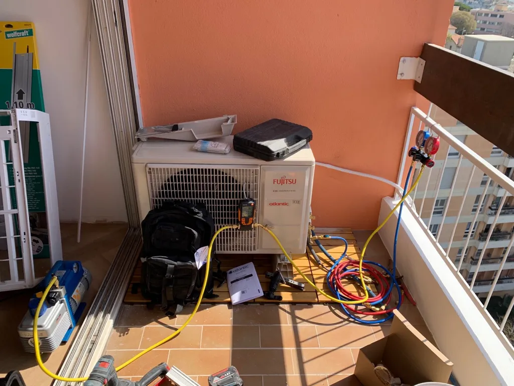 Installation d’une climatisation Atlantic inverter réversible sur la commune de Marseille