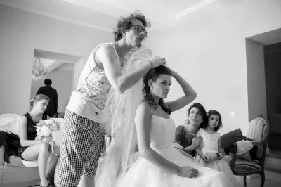 Hairdresser for wedding in Provence