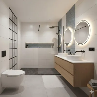 Rénovation de Salle de Bain ancienne à Beauvais avec installation d'une douche à l'italienne avec accès PMR: Devis pour Douche à l'Italienne