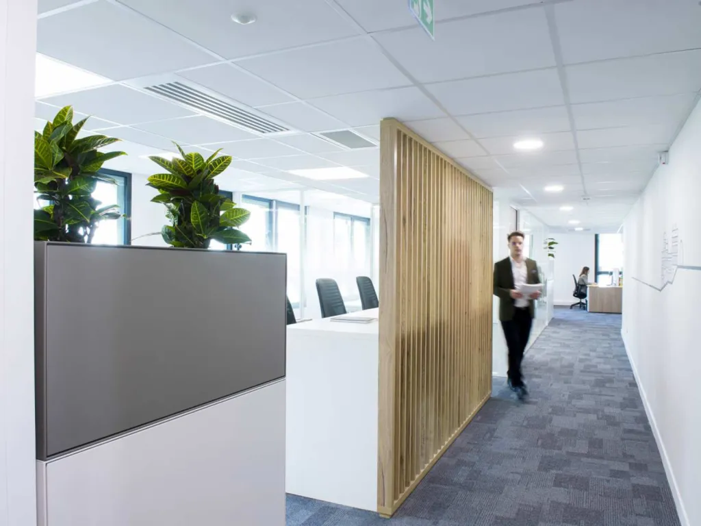 photographe d'agencement d'espaces intérieurs éléments de la nature dans un espace professionnel