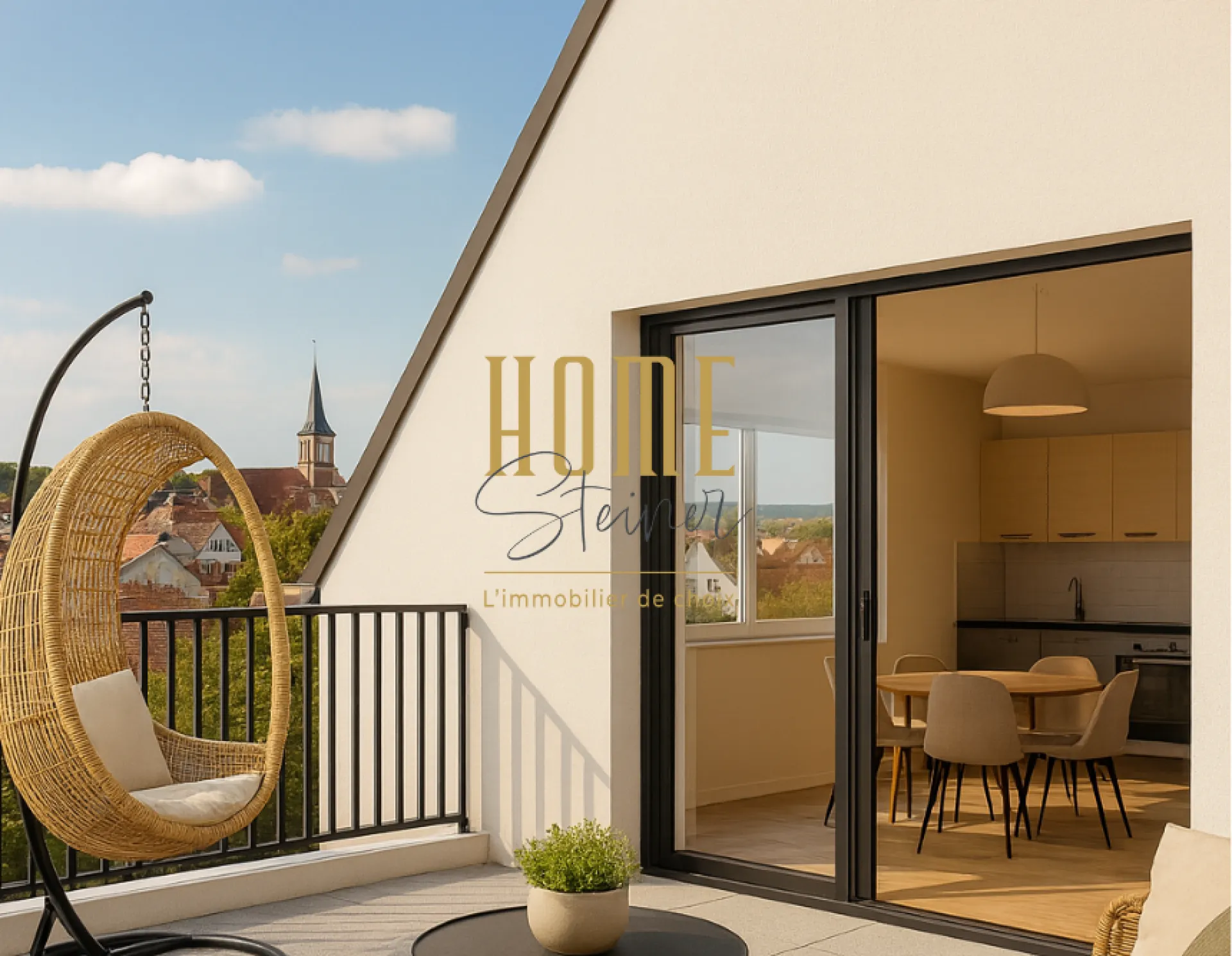 Une grande terrasse à Herrlisheim 