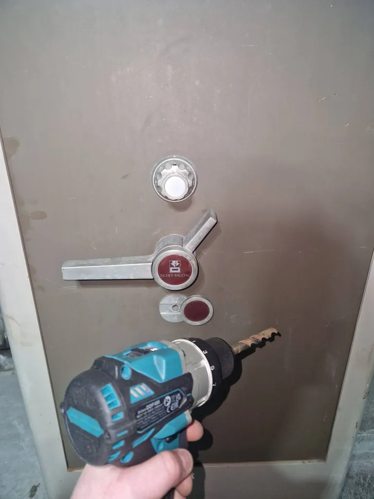 depannage par perce de coffre fort