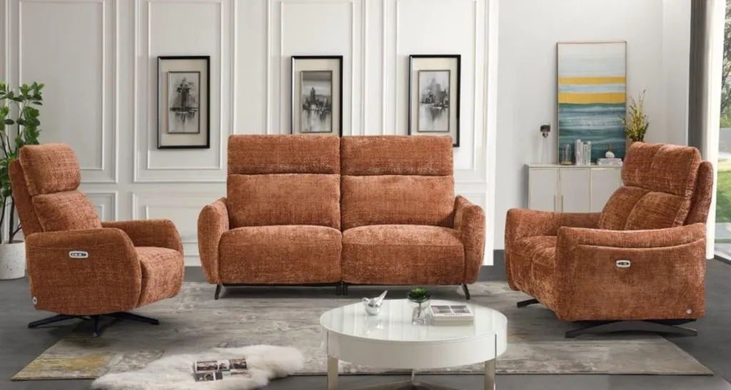 Vente d'un salon AURELIE fixe ou relax electrique de chez CONFORTLUXE