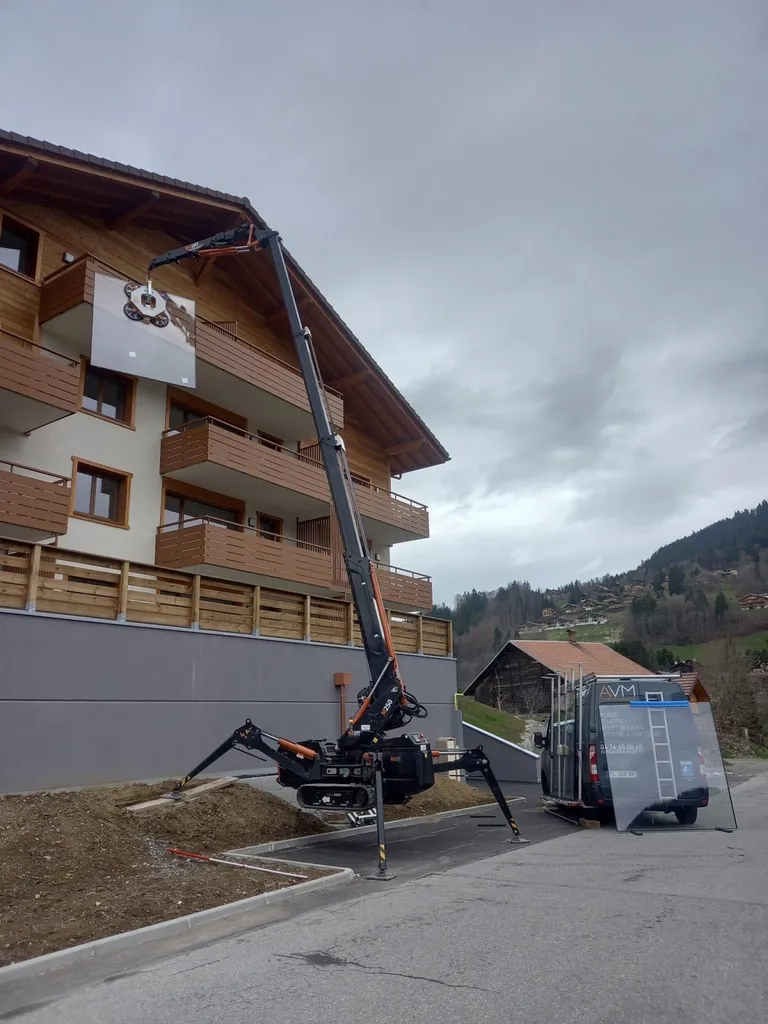 remplacement d’un vitrage dans une copropriété au grand bornant en Savoie