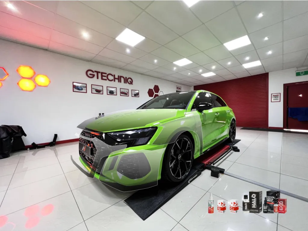 AUDI RS3 2022 - PROTECTION PPF DU BLOC AVANT XPEL + PROTECTION CERAMIQUE A LILLE