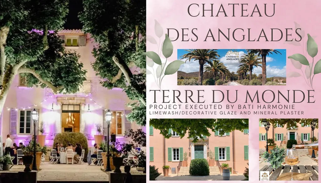 Les matériaux de TERRE DU MONDE ont été choisis pour le projet de rénovation du CHATEAU DES ANGLADES