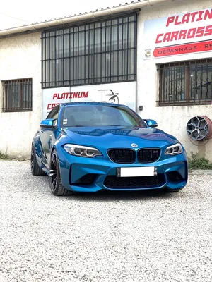 Personnalisation pour cette BMW M2 prêt de véhicule et franchise offerte proche d’Aubagne et de Marseille et on