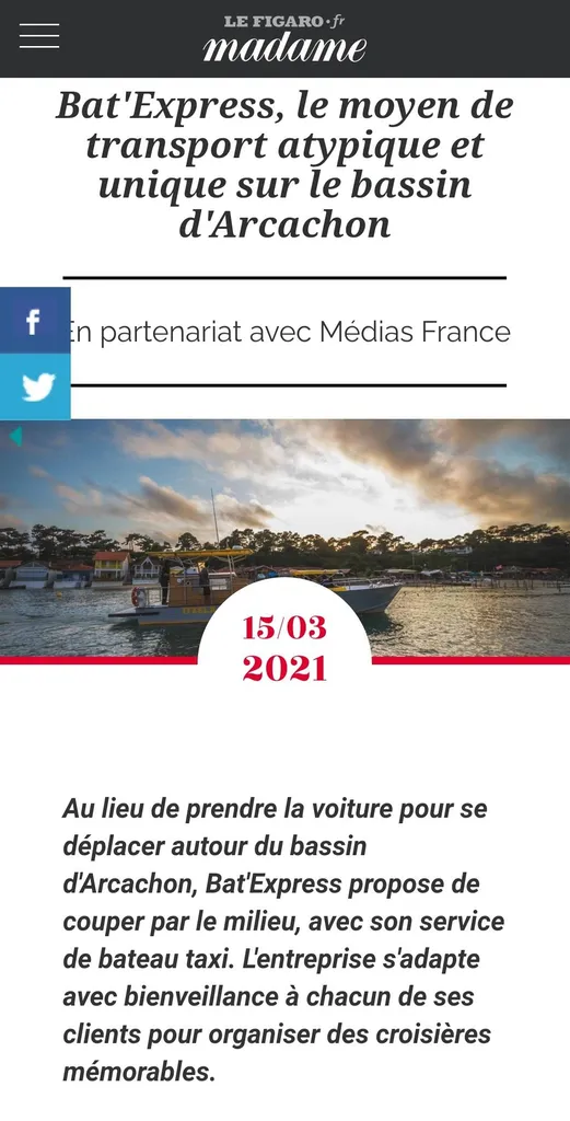 Article sur les adresses incontournables pour MADAME FIGARO - madame.lefigaro.fr - A