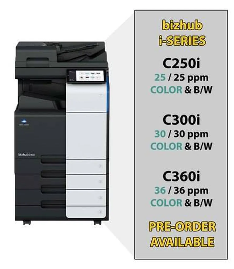 Nouvelle gamme de multifonctions Konica Minolta proposée par TSB