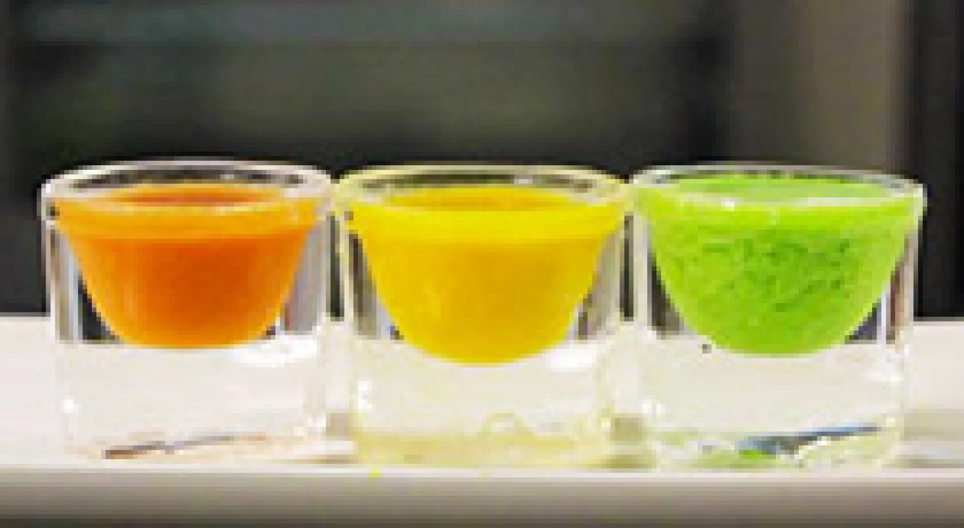 Verrines glace et sorbet