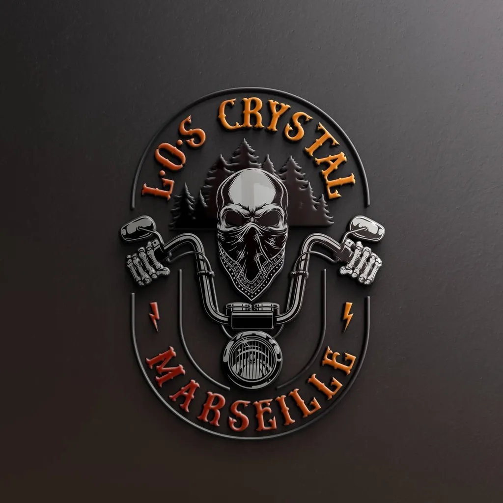 logo biker l.o.s crystal à marseille 