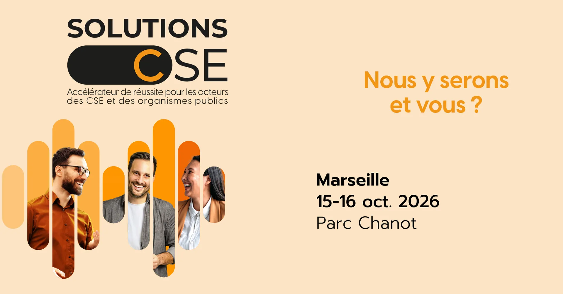 Réception Maélys participe au salon Solutions CSE au Parc Chanot à Marseille les 15 et 16 octobre 2026
