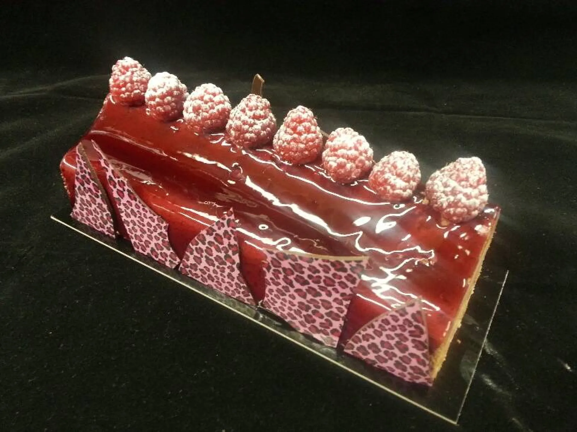 buche chocolat framboise,villefranche sur saone