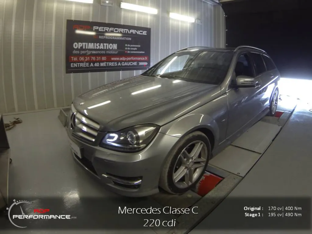 Reprogrammation moteur C220 Cdi