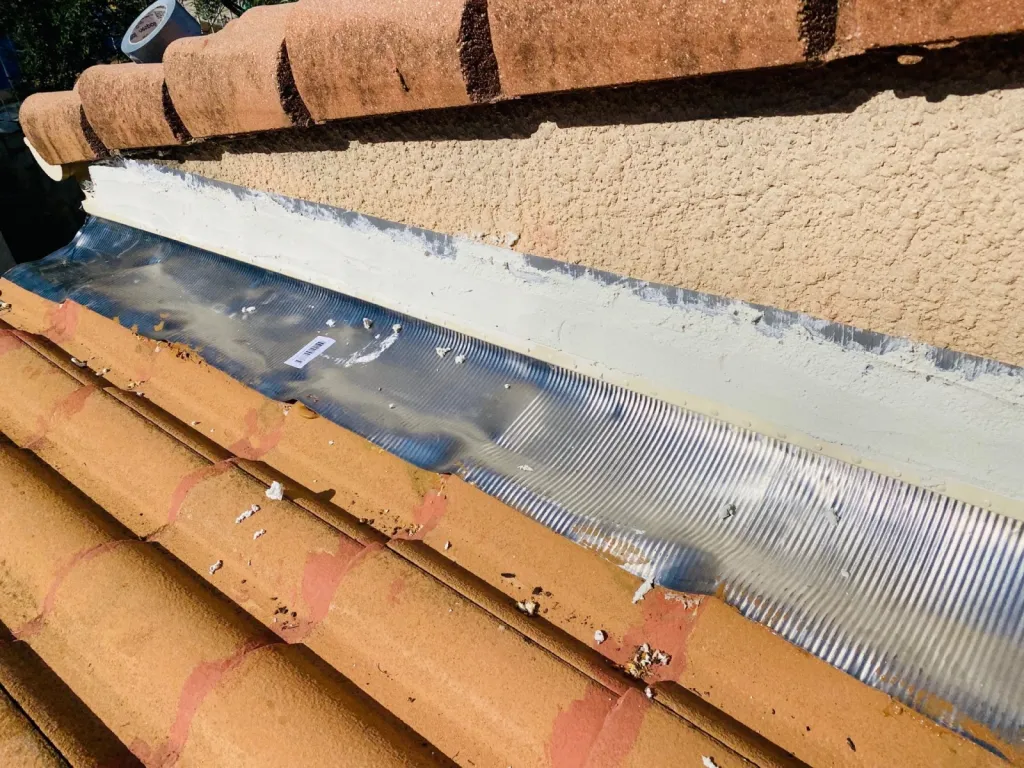 Changement de Solin en Plomb d’une maison sur Aix en Provence