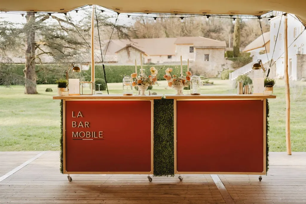 Bar à cocktails éphémère pour tous vos événements privés et professionnels en Isère
