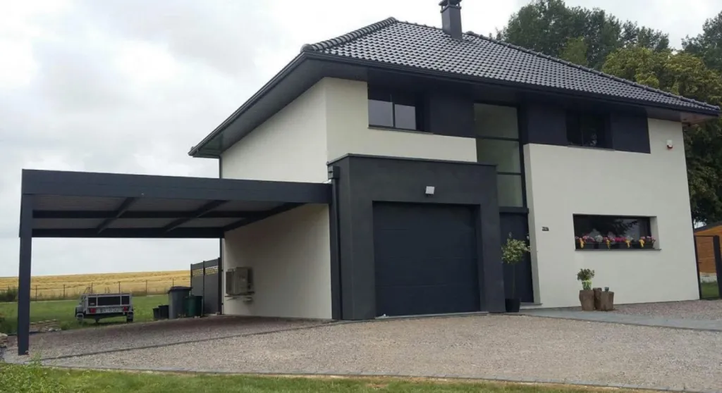 installation Carport et pool house aluminium avec possibilité de fermer les carports pour réaliser un garage  
Sur Le Havre 76 et ses alentours  
**DRM Rénovation**