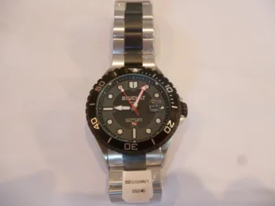 Montre beuchat océa automatique étanche 300m cadran noir en vente à la bijouterie l'échoppe d'or marseille 13007 Montre beuchat océa automatique étanche 300m cadran noir en vente à la bijouterie l'échoppe d'or marseille 13007