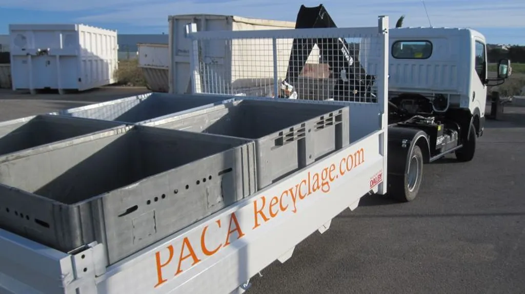 Bennes avec bacs Paca Recyclage