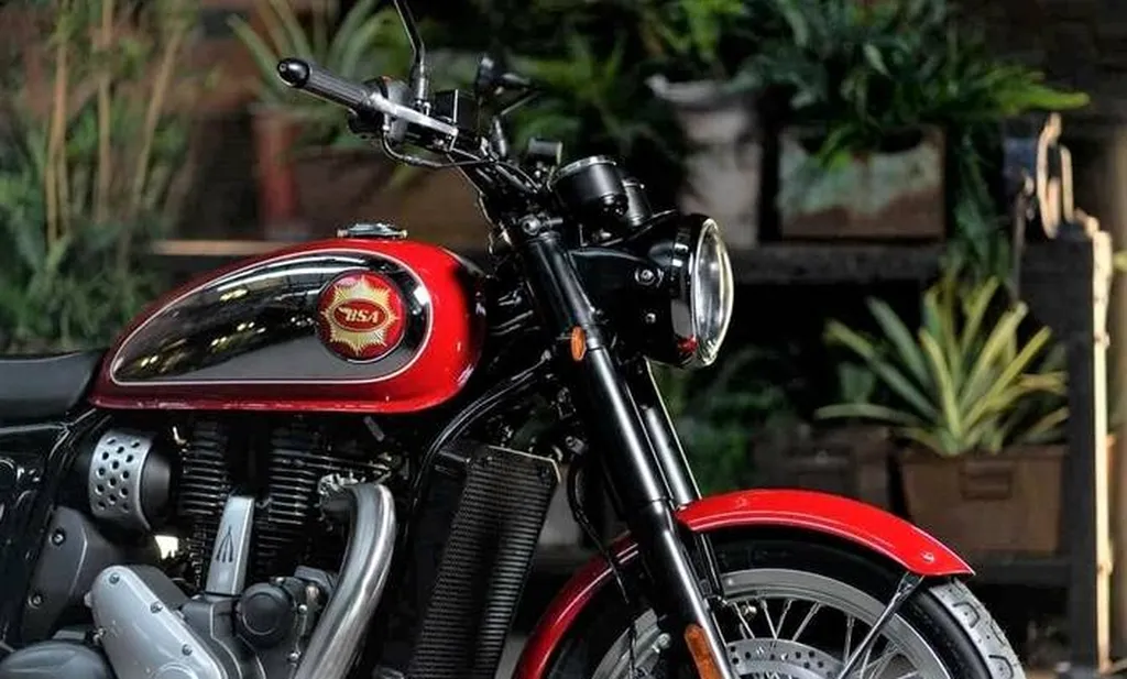 MOTO NEUVE BSA GOLD STAR 650 INSIGNIA A SOLIES PONT