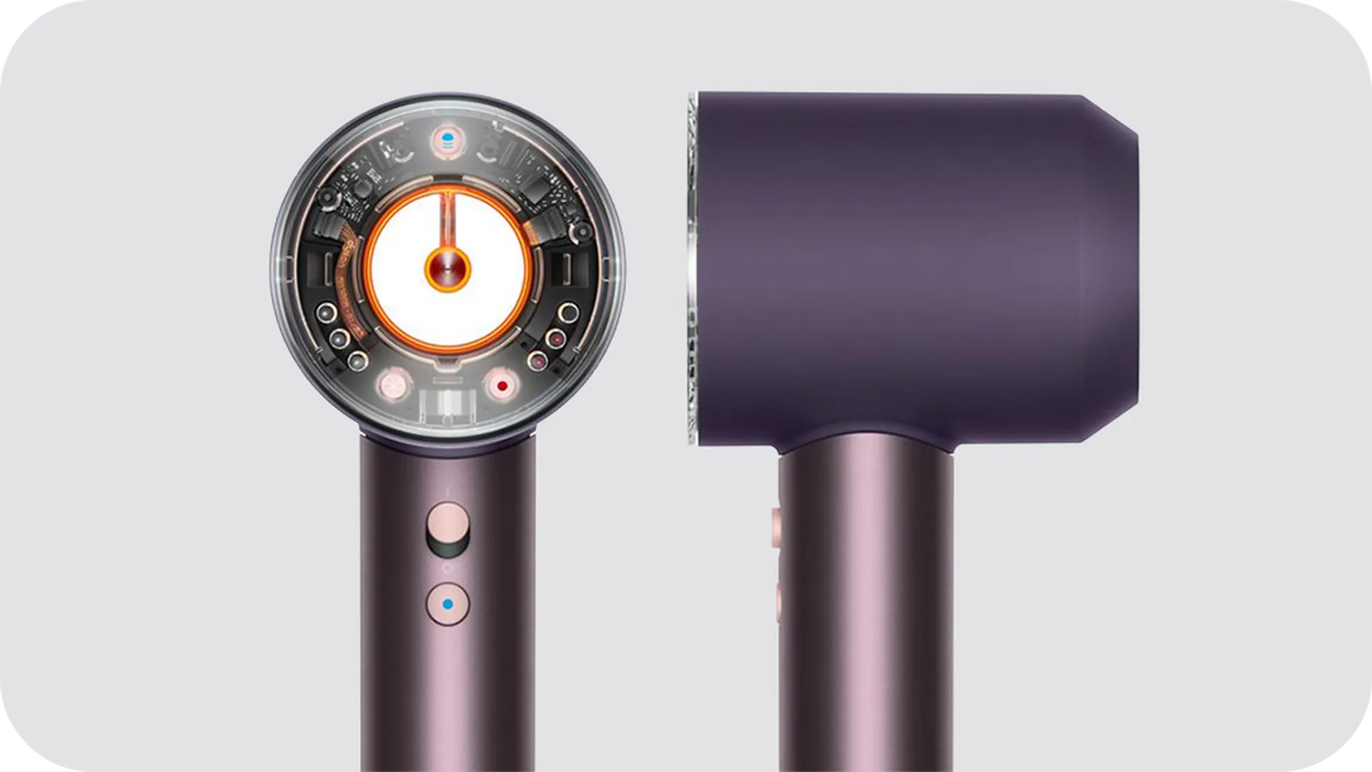 Sèche-cheveux intelligent. Auto-adapte la chaleur grâce aux capteurs, Dyson