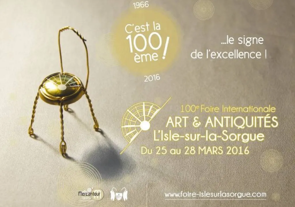 The International antique fair in Isle sur la Sorgue 