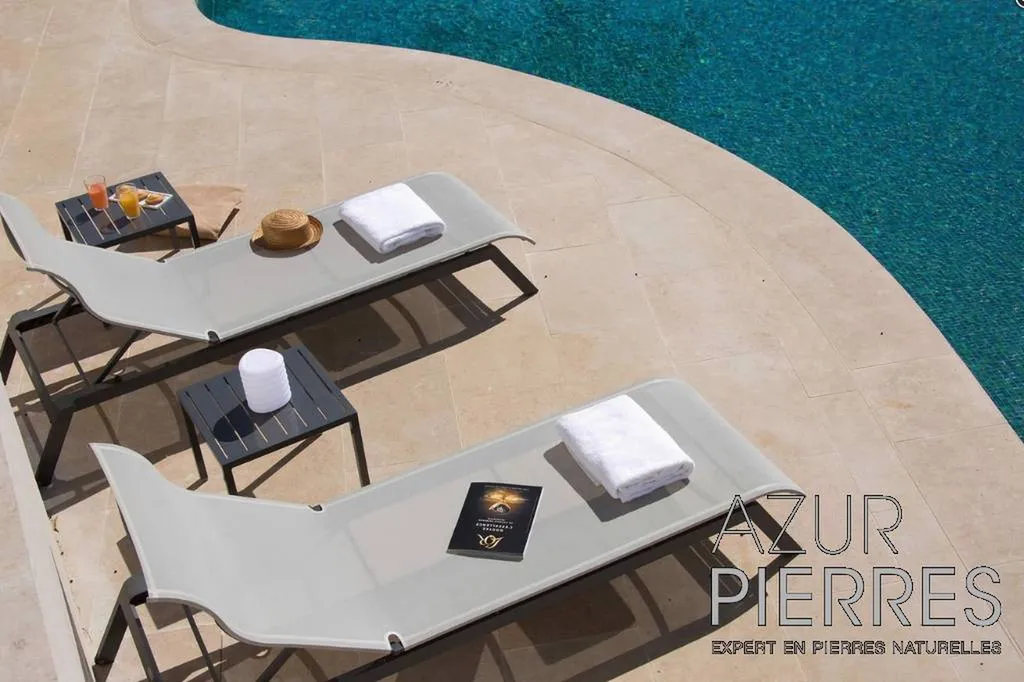 Dallage terrasse extérieure pour hotel