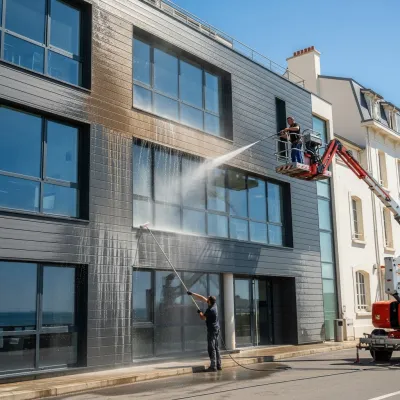 Nettoyer les bardages et façades de bâtiment pro à Dax et Biarritz