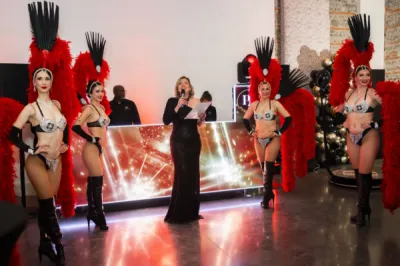 installation de mur LED pour salon de mariage à Toulouse