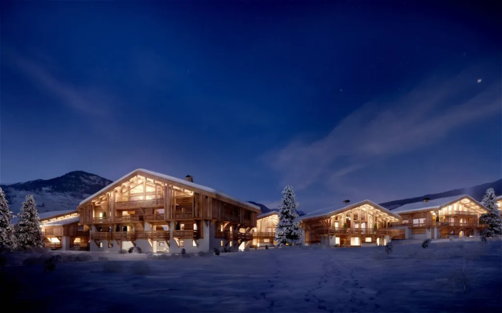 Hameau des Praz de Megève : 6 chalets individuels et 54 appartements aux pieds des pistes de Praz-sur-Arly et à 5 minutes de Megève