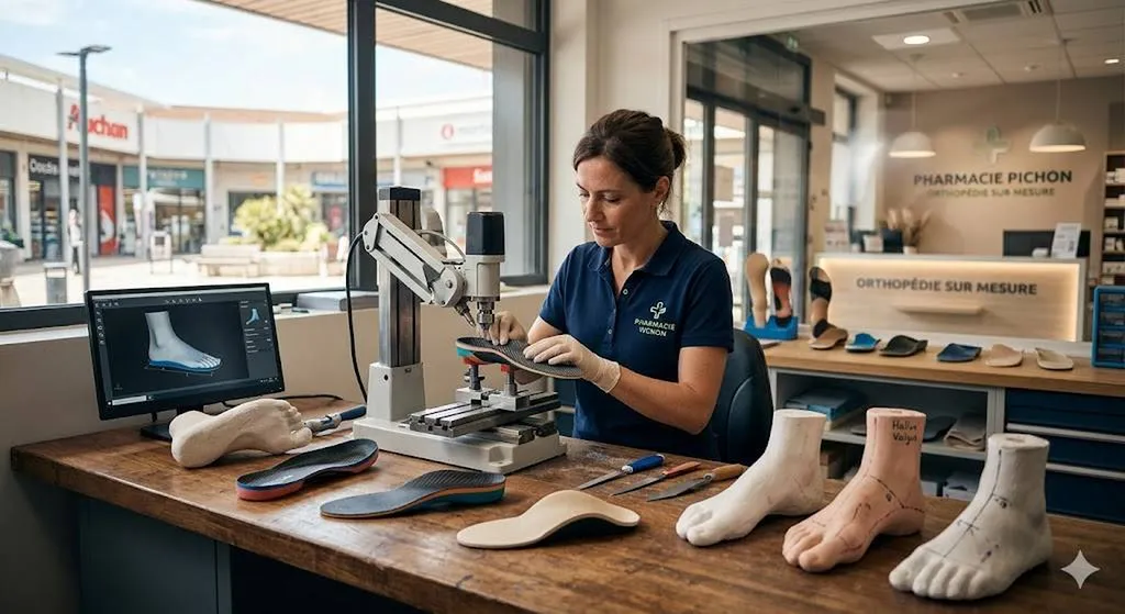 Pharmacie spécialiste des orthèses de pied réalisées sur mesure directement en officine à Marseillehttps://www.pharmaciepichon.fr/