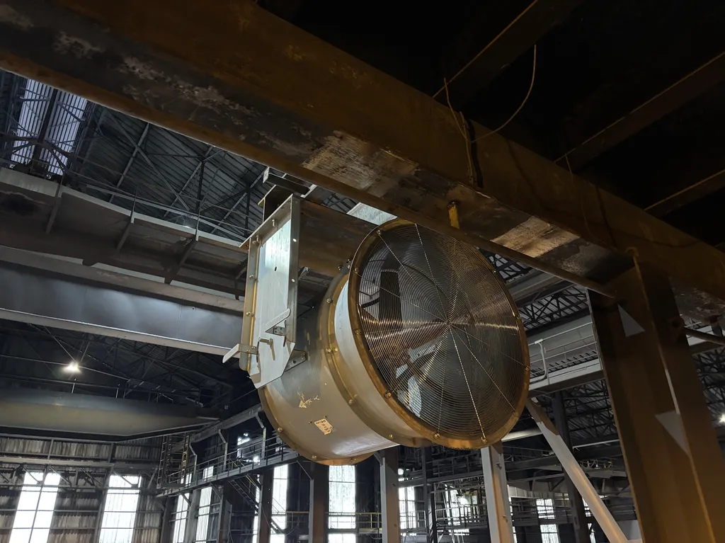 Ventilateur axial industriel faible perte de charge pour process nécessitant de forts volumes d’air