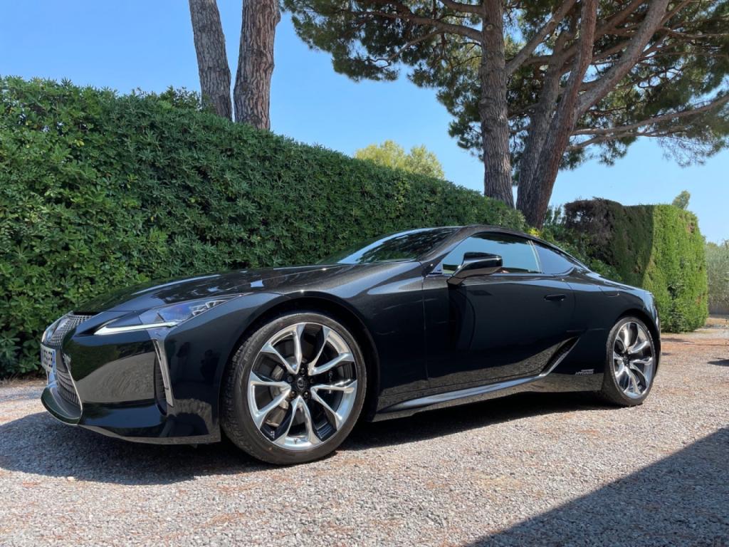 Traitement carrosserie et protection céramique Lexus LC 500 hybride à Cannes près d’Antibes