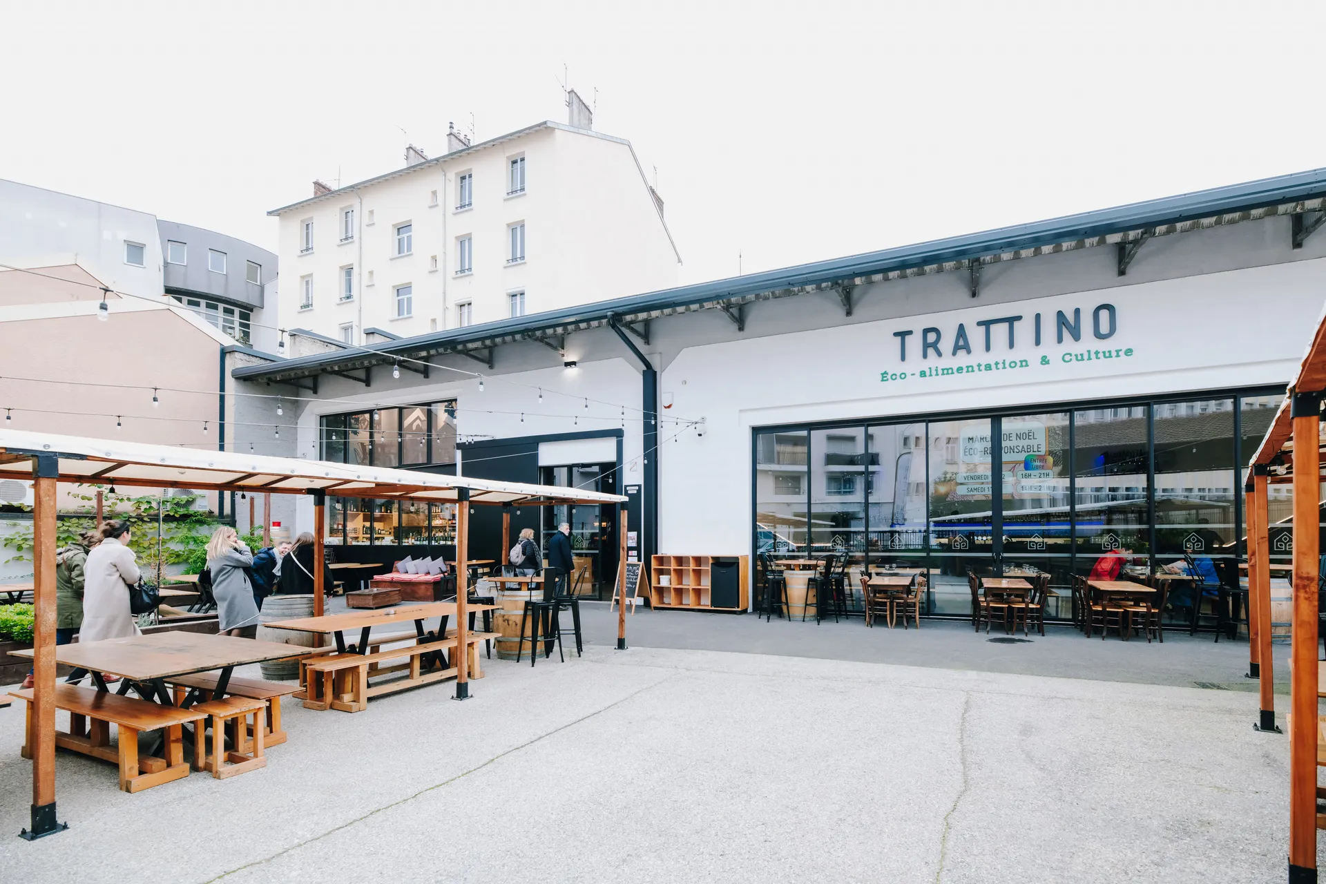 rénovation d'un restaurant italien Trattino à Lyon