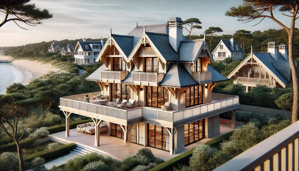 Agence immobilière pour estimation gratuite d'une maison avec jardin et vue sur mer à Cap Ferret sur le Bassin d'Arcachon