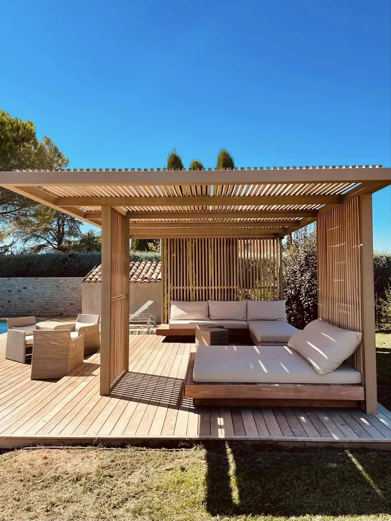pergola bois et acier sur mesure aix en provence