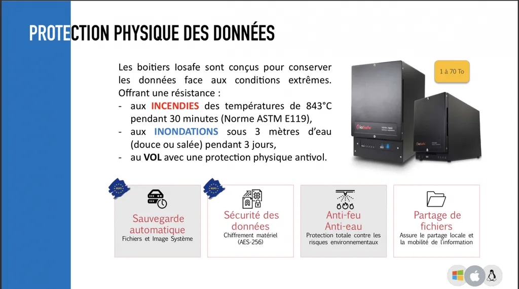 Stocker et sécuriser vos données professionnelles 