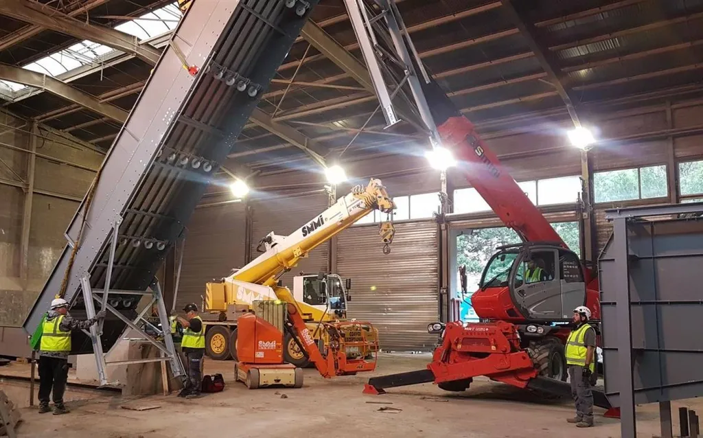 Démantèlement lors une restructuration d'usine en Normandie