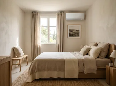 Pose de climatisation monosplit dans une chambre, Le Pontet