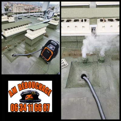 Test d'étanchéité des canalisations verticale par fumigation pour un syndic de copropriété de Marseille.