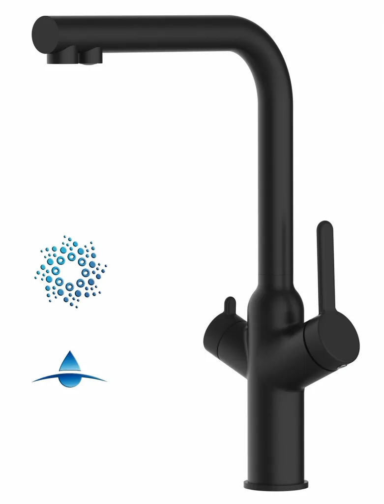 Robinet filtrant moderne et design - noir