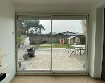 Dépose d'un coulissant sur le Taillan Medoc et pose d'un translation